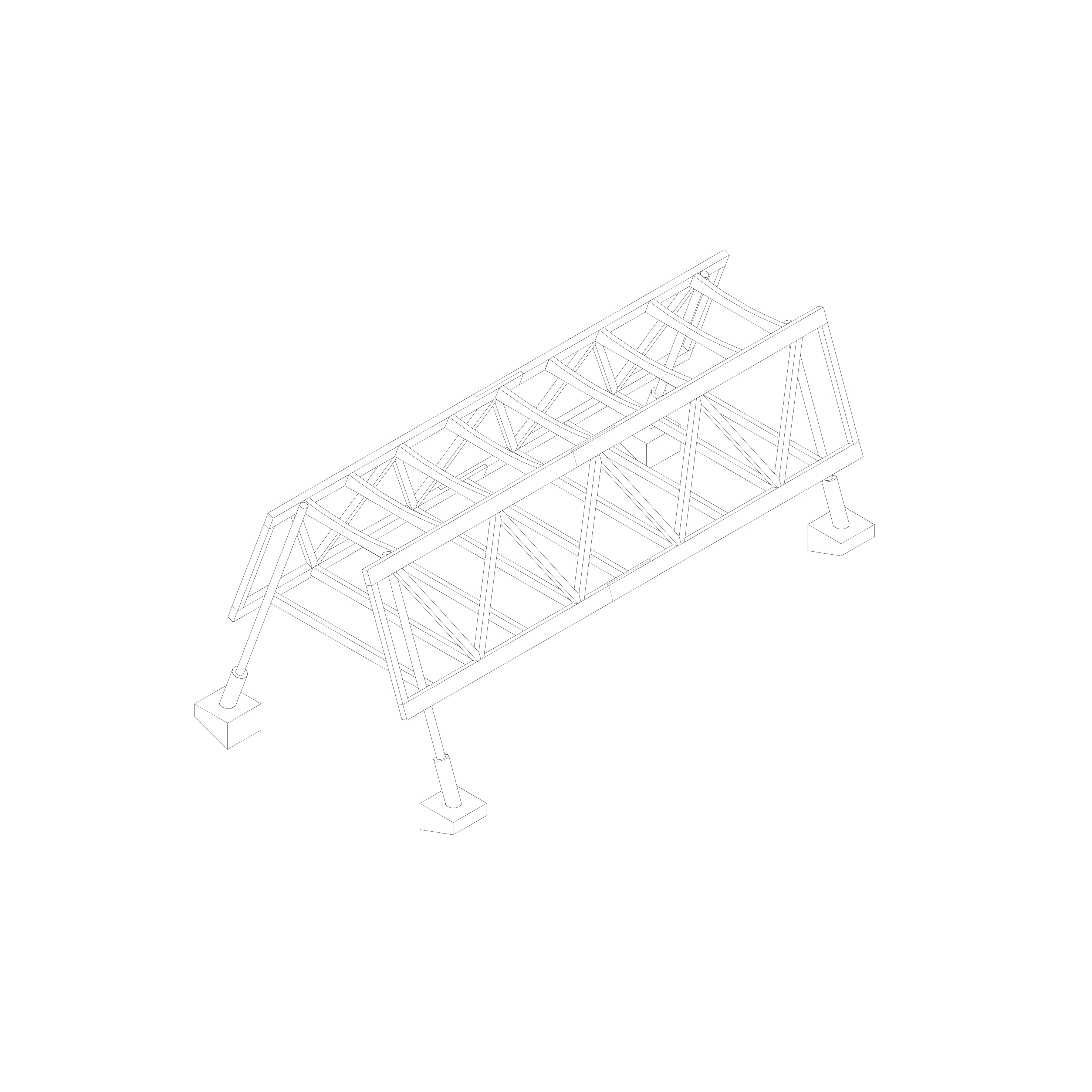 Axonométrie structure