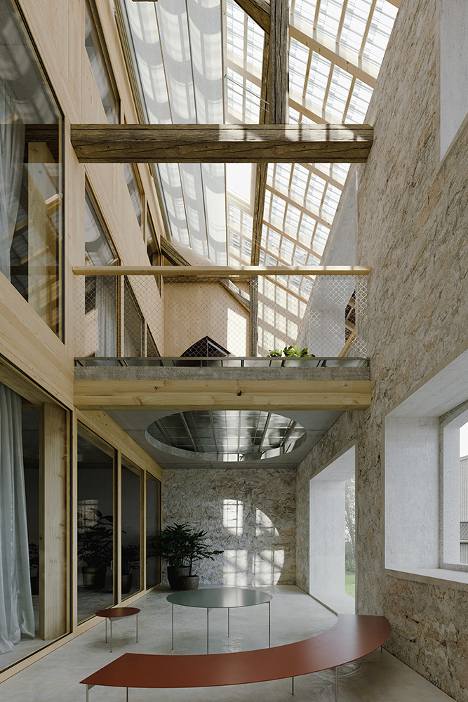Biollay, interior