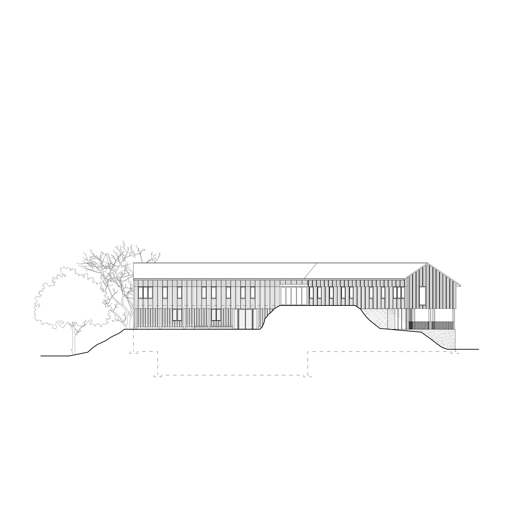 Roquebrune — façade nord