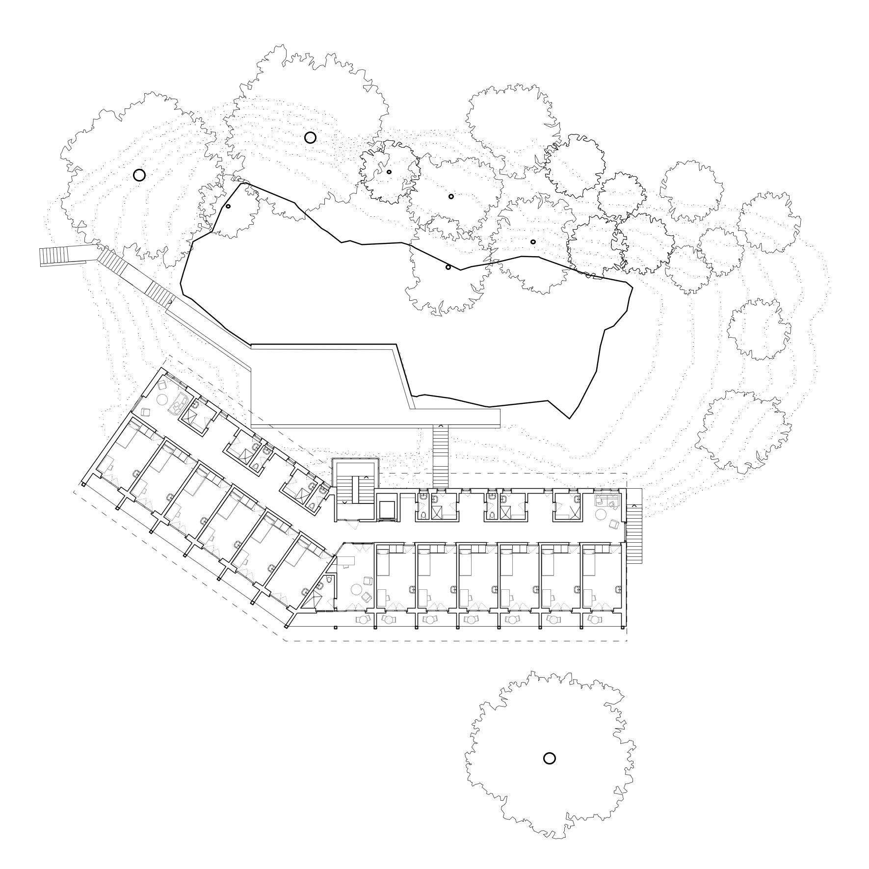 Roquebrune — plan 2e étage